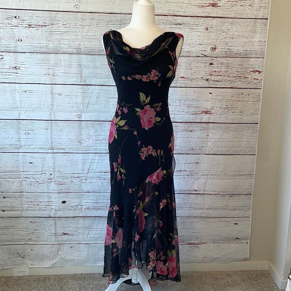 Alex evening formal floral dress